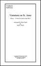 Variations on St. Anne Concert Band sheet music cover